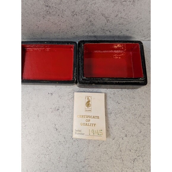 Palekh Russian Lacquer Box “Gvidon” – Hand-Painted, Signed Kornilova, 1992, Cert - Picture 5 of 10